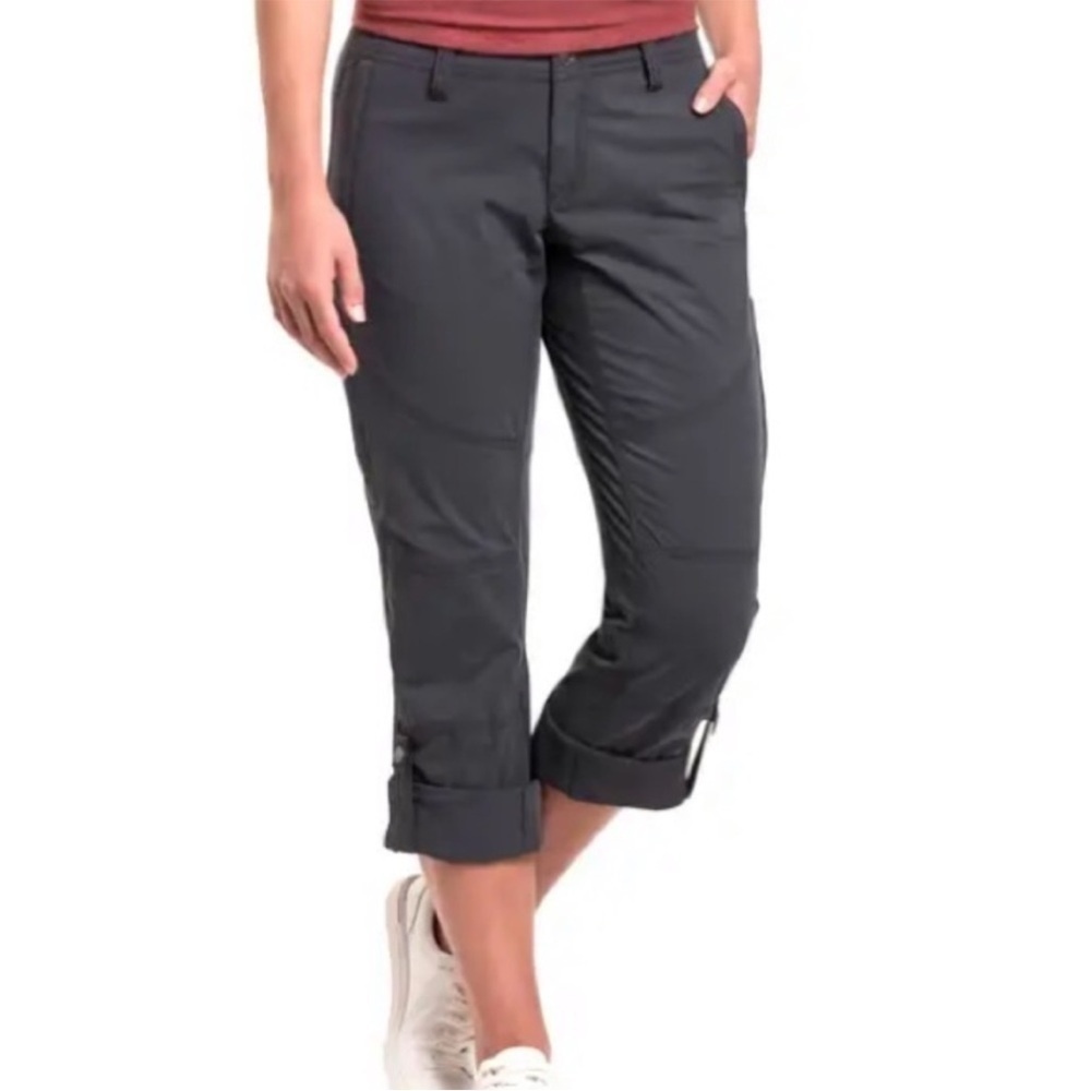Kuhl Spire Roll-Up pants UPF 50 adjustable length stretchy plus size 16 SHORT